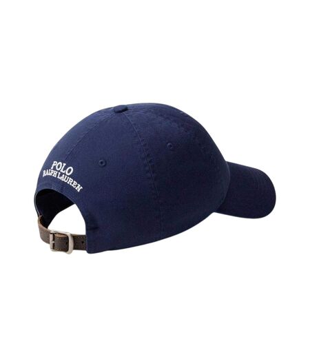 Polo Bear Leather Strap Cap Navy Ralph Lauren