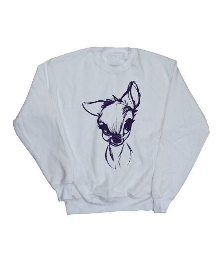 Disney Sweat-shirt Bambi Mood - Femmes/Dames (Blanc) - UTBI14204