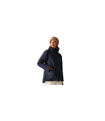 Veste Imperméable Melane Femme Bleu Marine Noir Regatta
