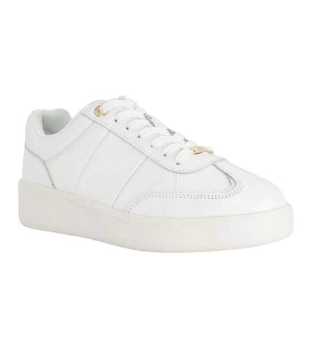 Baskets Enticing Femme Blanc Dune London