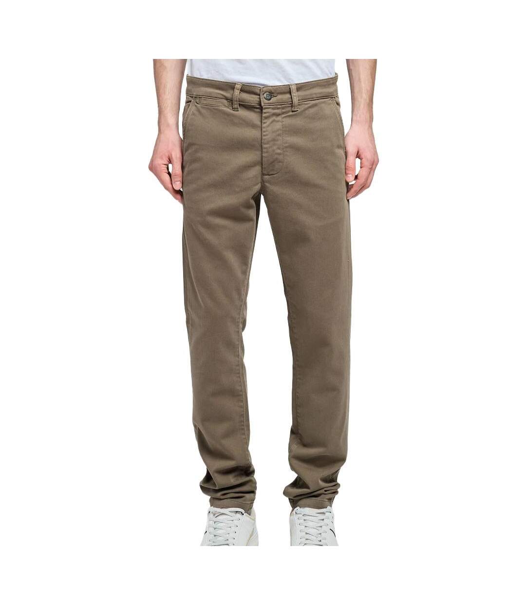 Pantalon chino kaki homme teddy smith pallas-1