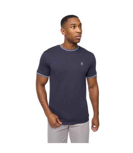 T-shirt Shellworth Homme Bleu Marine Crosshatch