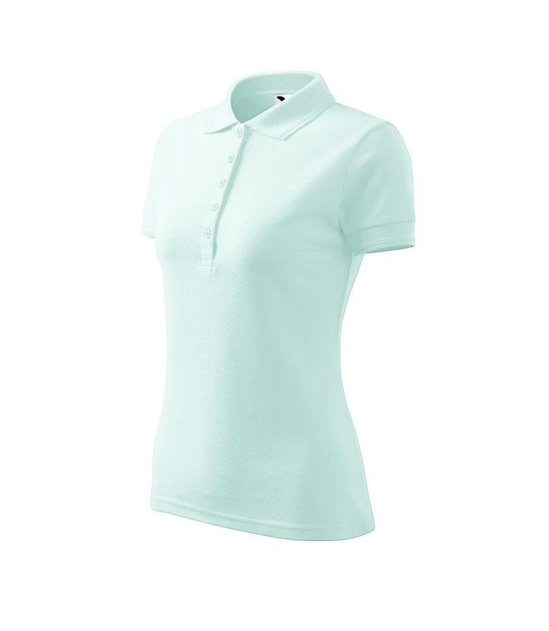 Polo Motif/style Uni Femme Bleu Pâle Malfini-3