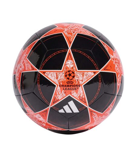 Ballon De Foot Motif/style Étoiles  25/26 Club Taille 5 Rouge Noir UEFA Champions League