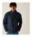 Veste Polaire À Col Montant Motif/style Détail Contrasté Frankie Homme Bleu Marine Noir Regatta-1