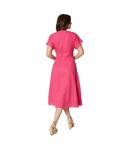 Robe mi-longue femme rose Principles