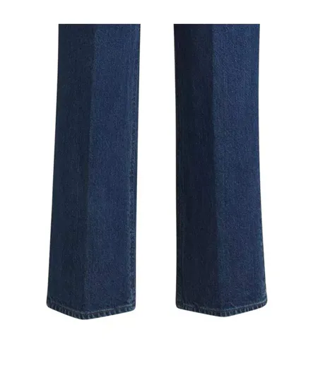 Womens/ladies Parkway 5 Pockets Straight Leg Jeans Blue Boss