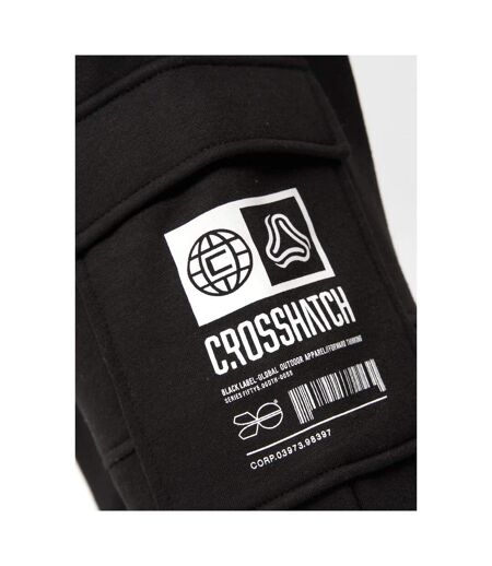 Crosshatch Mens Holdouts Sweatpants (Black) - UTBG877