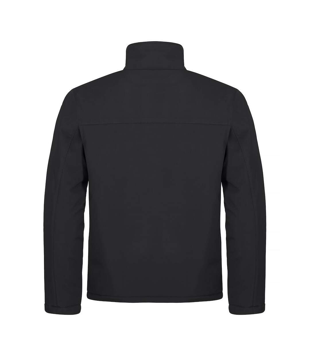 Mens Padded Soft Shell Jacket Black Clique-2