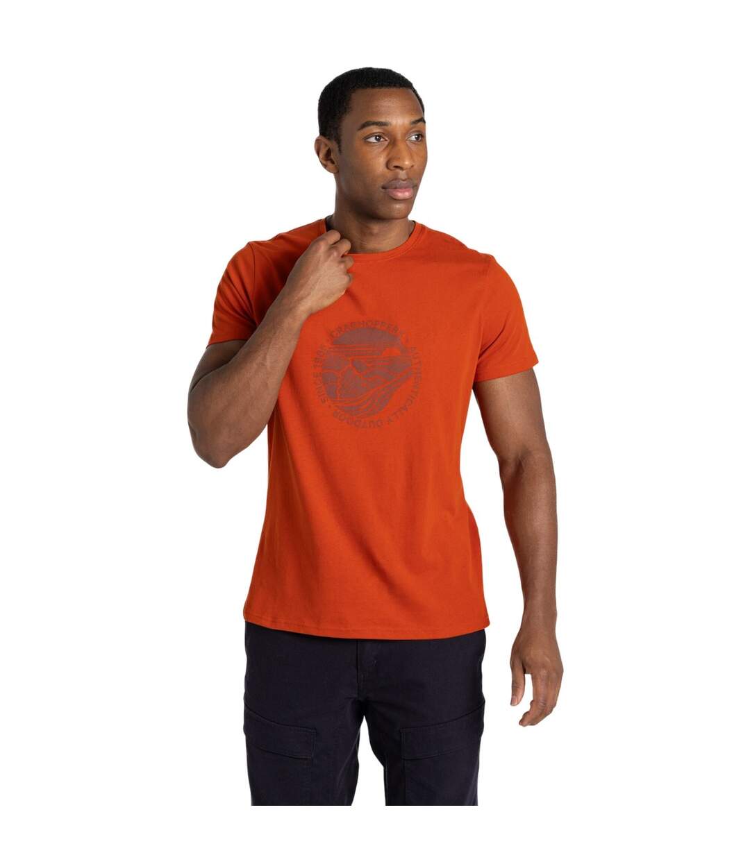 T-shirt lucent homme rouge orangé Craghoppers