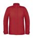 B&C Womens/Ladies Premium Real+ Windproof Waterproof Thermo-Isolated Jacket (Deep Red)