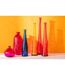 Vase Bulle en Verre Mexican 32cm Fuchsia-3