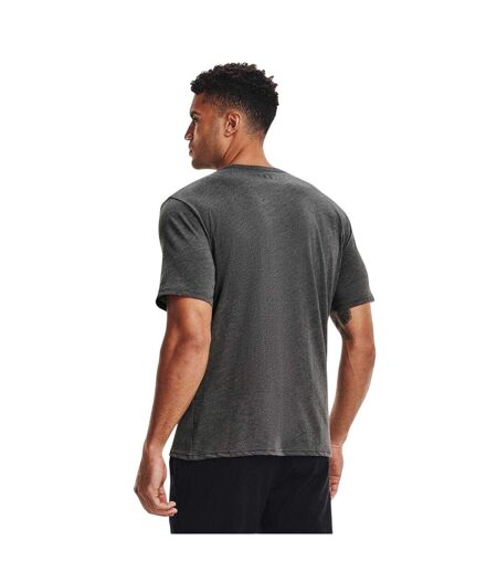 T-shirt Motif/style Logo Sur Poitrine Sportstyle Homme Gris Foncé Chiné Under Armour
