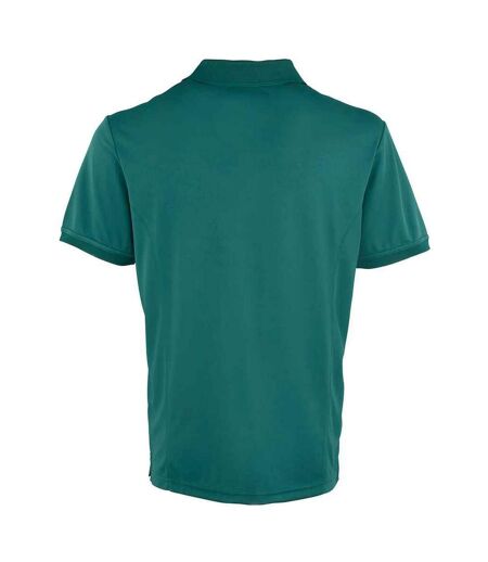 Polo coolchecker homme vert bouteille Premier