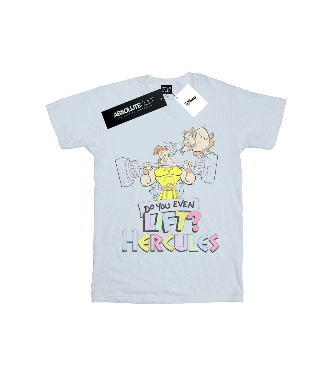 Disney - T-shirt HERCULES DO YOU EVEN LIFT? - Femme (Blanc) - UTBI17565-1
