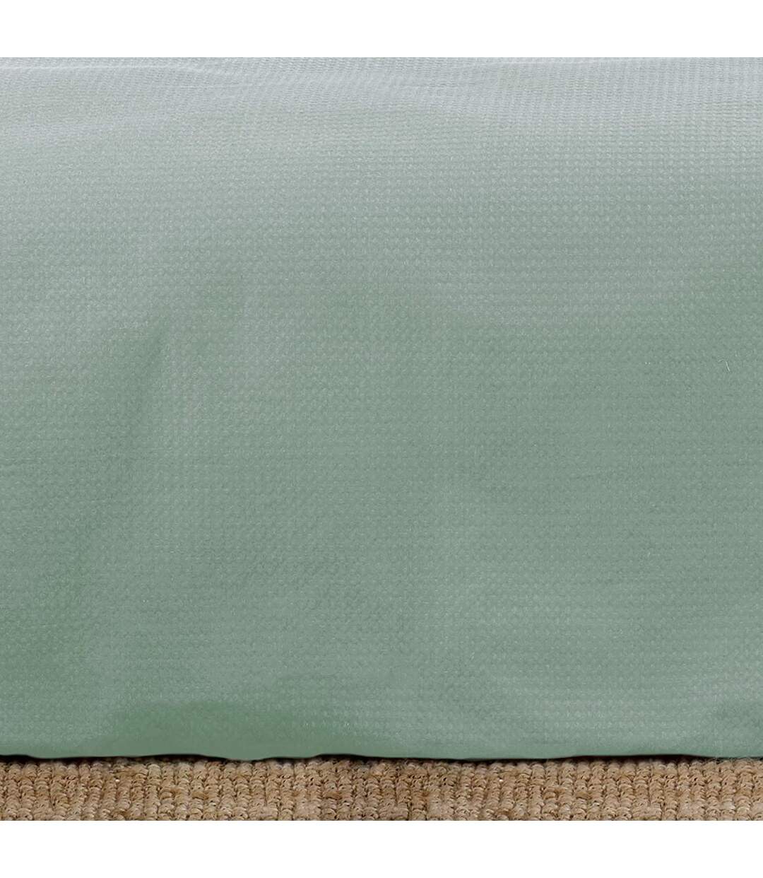 Linen yard waffle duvet cover set aqua blue The Linen Yard-2