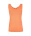 Womens/ladies Performance Colour Block Gym Tank Top Red Puma-1