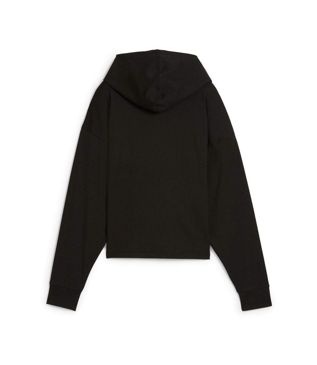 Sweat noir femme puma elevated 682503 - l-2
