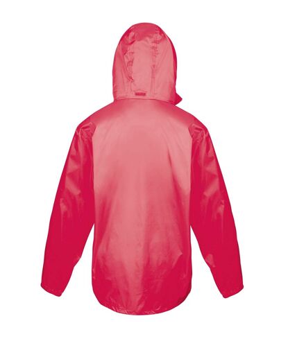 Unisex adult stowable hdi quest jacket raspberry/lime Result Urban