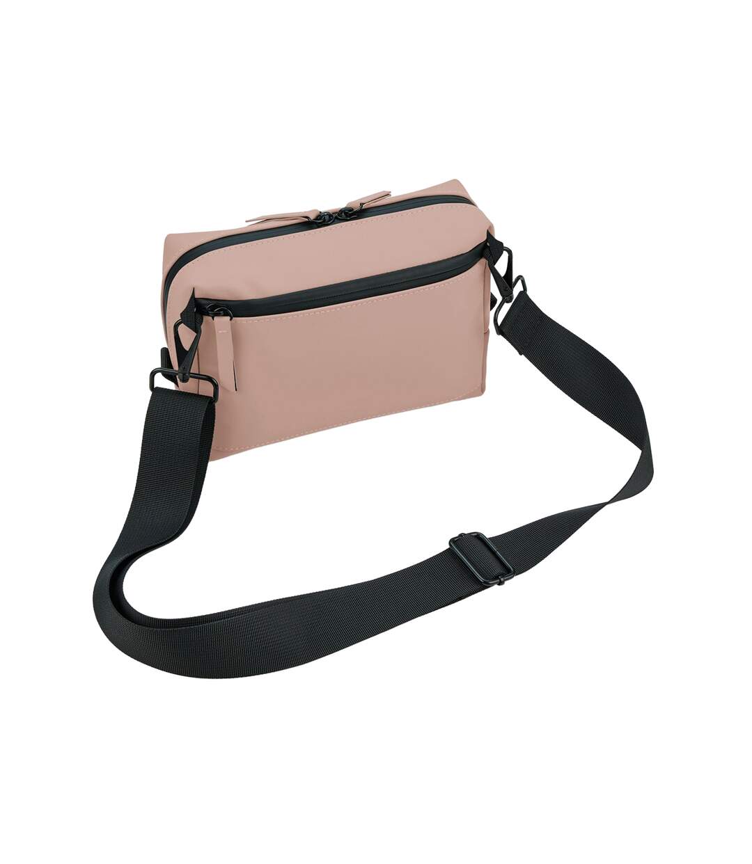 Matte Pu Crossbody Bag One Size Nude Pink Bagbase-2