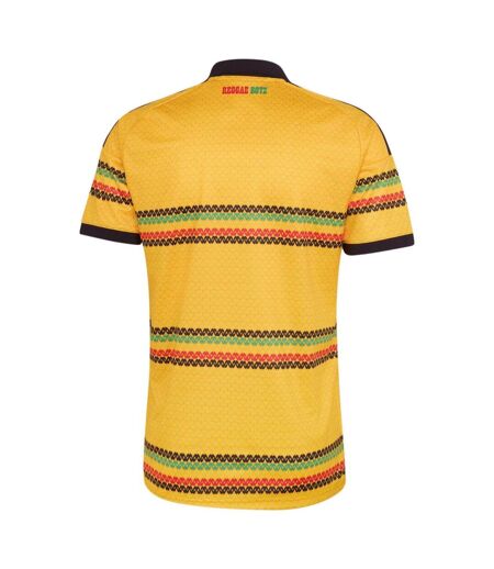 Maillot Domicile Motif/style Jamaïque Bob Marley Homme Jaune Or Vert Adidas