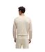 Mens Textured Knit Raglan Top White Boss-3