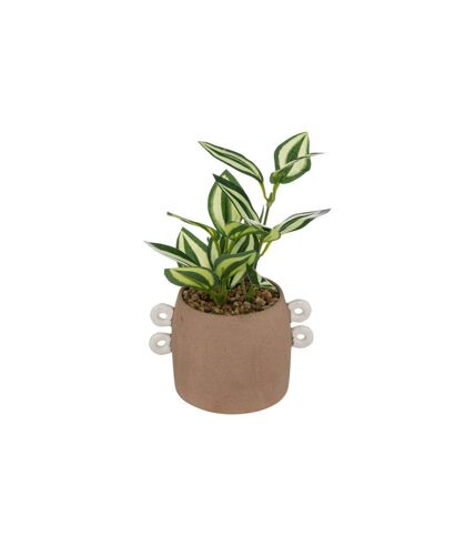 Plante Artificielle en Pot Déco Olme 22cm Cannelle