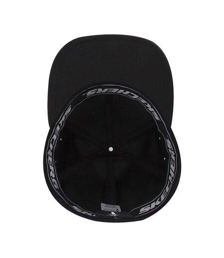 Mens Diamond Logo Baseball Cap Black Skechers