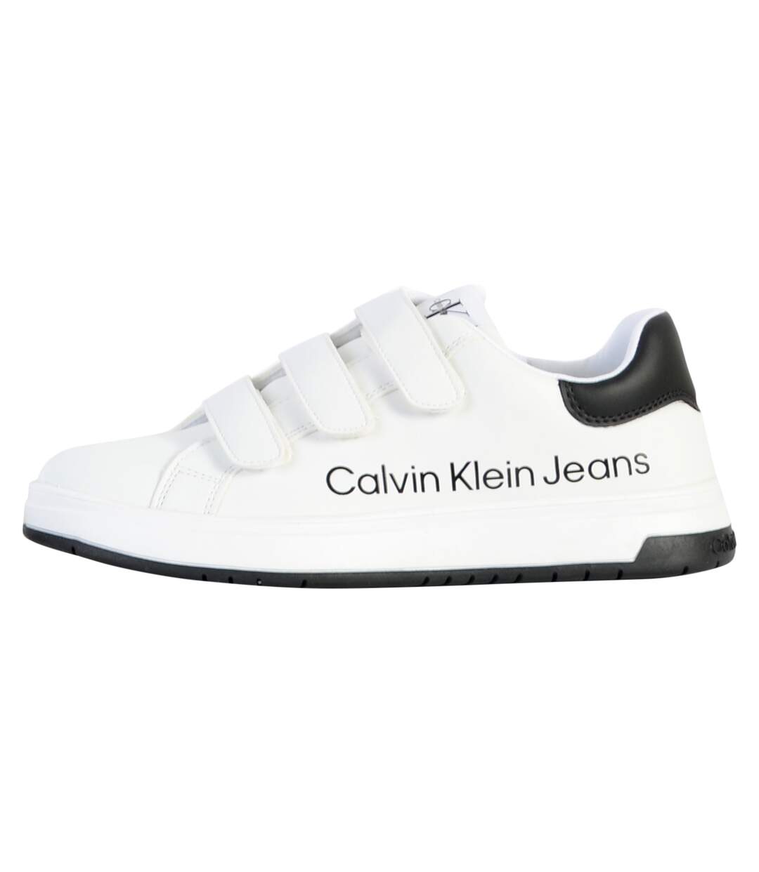 Basket Cuir Calvin Klein Jeans Juniors Low Cut Velcro-1