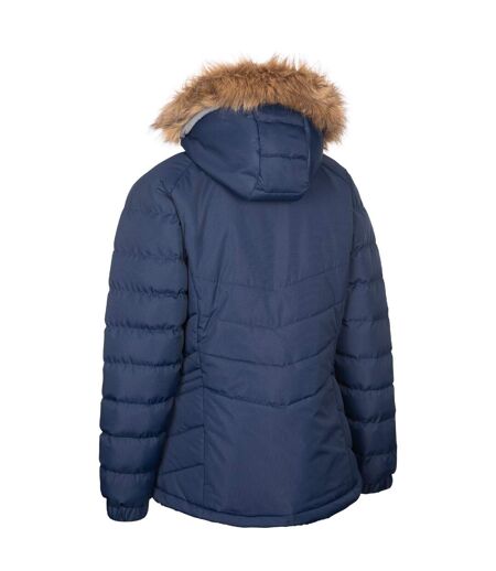 Womens/ladies Nadina Waterproof Padded Jacket Navy Trespass