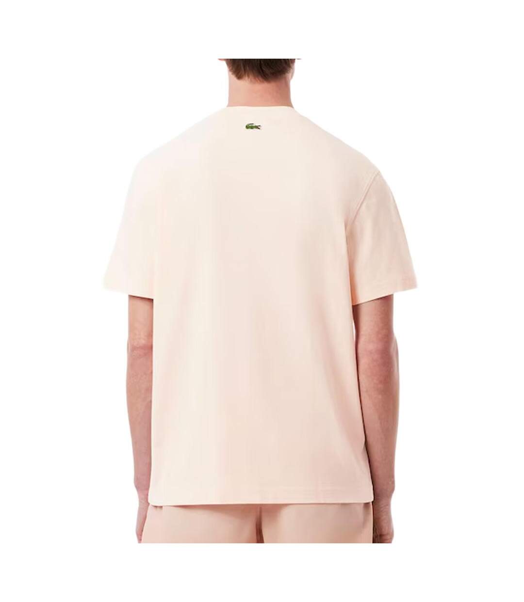 T-shirt rose homme lacoste th0284-2