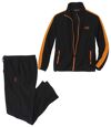 Men's Black Fleece Tracksuit Atlas For Men