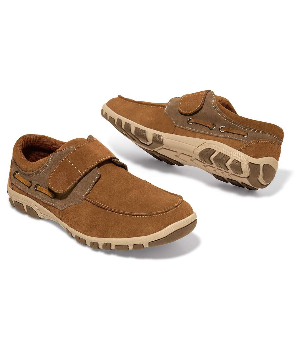 Men's Brown Moccasins Split Leather Atlas For Men