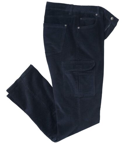 Pantalon Cargo Velours Stretch Confort 