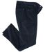 Men's Blue Corduroy Cargo Trousers