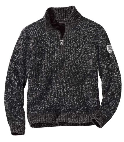 Pull Tricot Col Camionneur Rocky Mountains