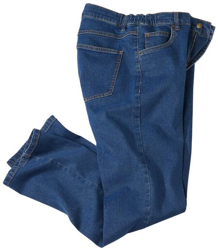 Men's Blue Regular-Fit Jeans