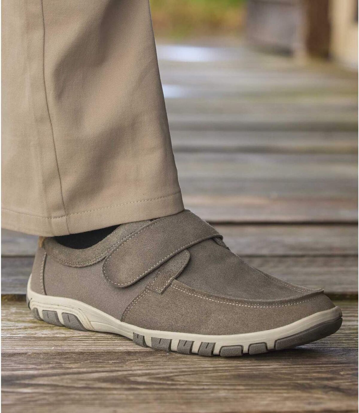 Mokassins Top Komfort mit Klettlasche Atlas For Men