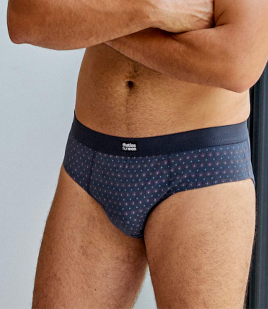 Pack of 5 Men's Comfort Briefs - Navy Blue-4