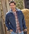 Jeansjacke mit Teddyfutter Atlas For Men