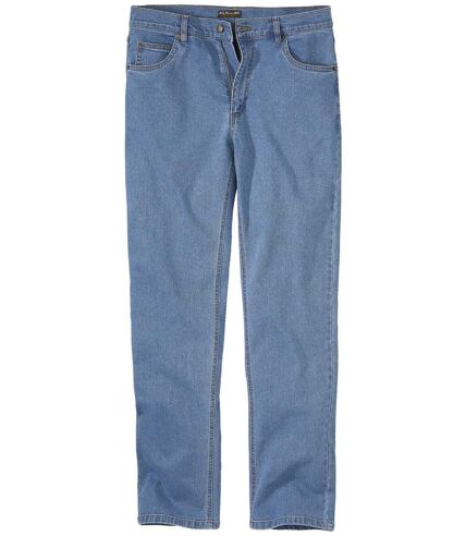 Lichtblauwe stretch jeans