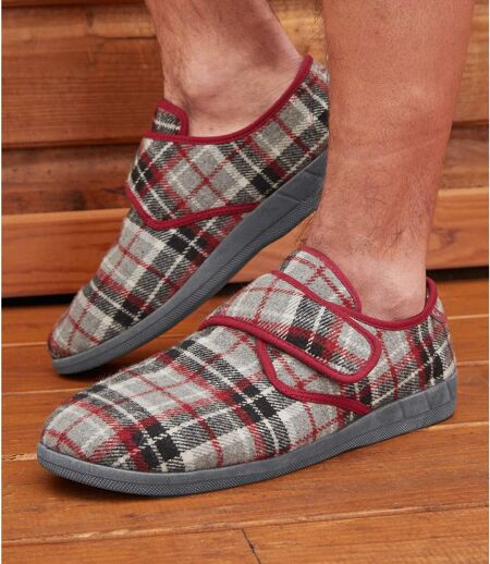 Men's Sherpa-Lined Slippers