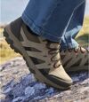 Men's Water-Repellent Walking Shoes - Taupe Black  Atlas For Men