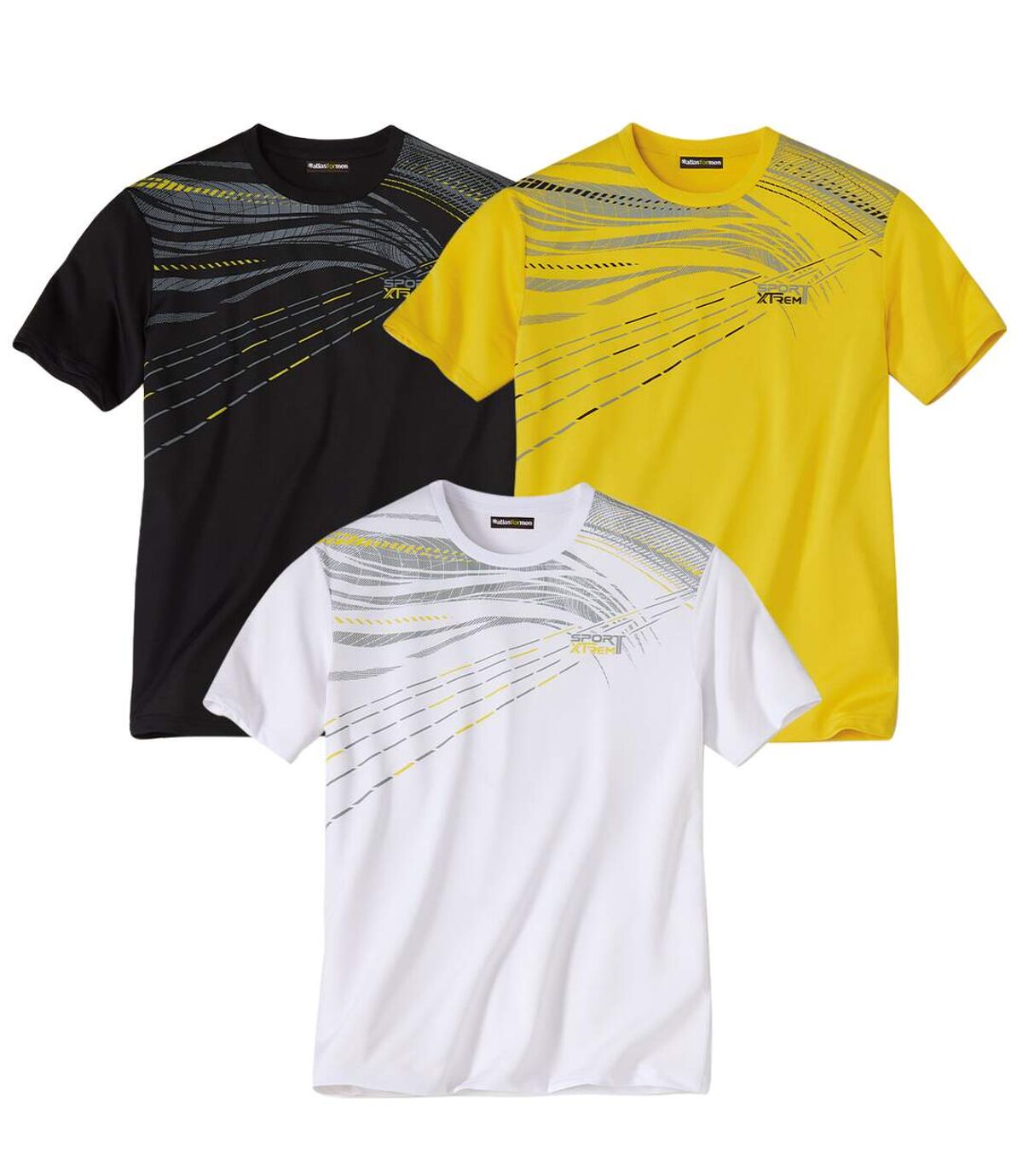 Lot de 3 Tee-Shirts XTrem Sport  Atlas For Men