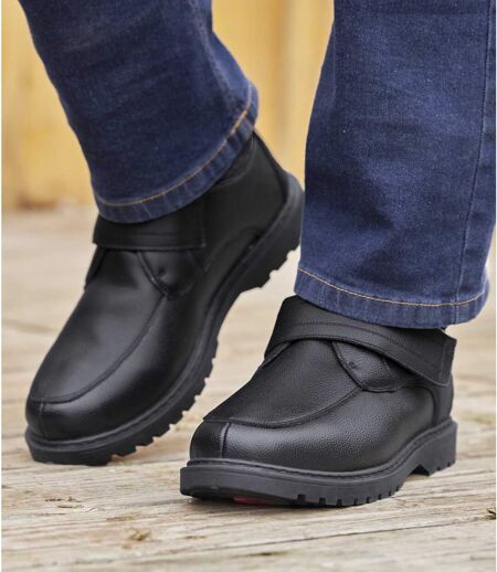 Men's Black Ankle Boots 