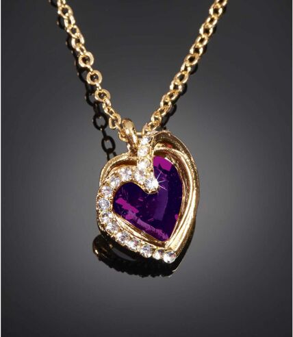 Women's Crystal Heart Necklace