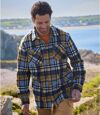 Hemdjacke mit Schottenkaro aus Fleece Atlas For Men