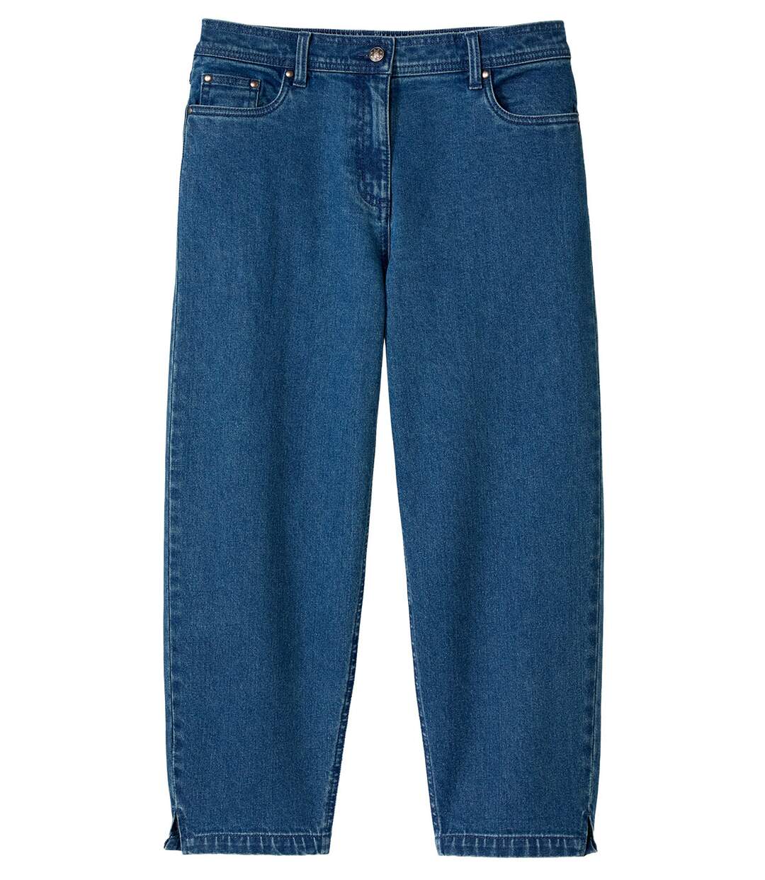 Women's Blue 7/8-length Jeggings-5