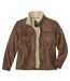 Le Blouson Aviateur Suédine Fourré Sherpa-1