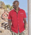 Men's Red Aviator-Style Shirt Atlas For Men